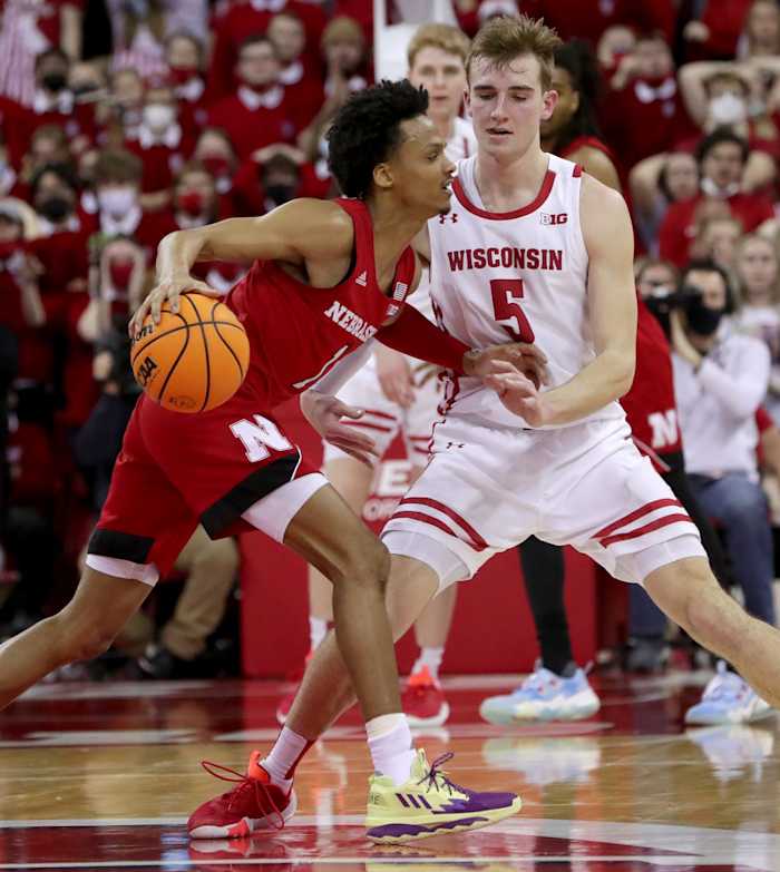 Alonzo Verge  MBB vs Wisconsin 2022.03.06 USATSI_17844308